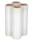 Clear Stretch Wrap Film  18"x1500' 80 Gauge  4-Roll