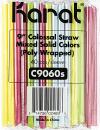 Mix Clor Boba Straw Clear 9"  1600 Pcs