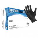 GripStrong Black Nitrile Gloves - 1 Box