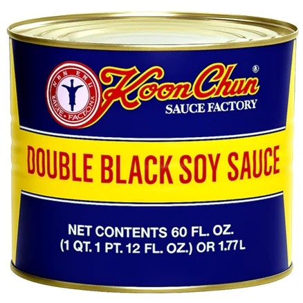KOON CHUN 60 FLOZ  DOUBLE BLACK SOY SAUCE  6CT/CASE