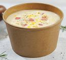 28 oz Paper Food Containers With Lid 600ct/Case