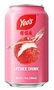 Yeo's Lychee Drink 16.9 oz  24ct/Case