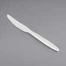 White Polystyrene Plastic Knife - 100/Pack