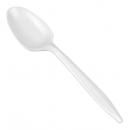 White Polypropylene Plastic Teaspoon - 1,000/Case