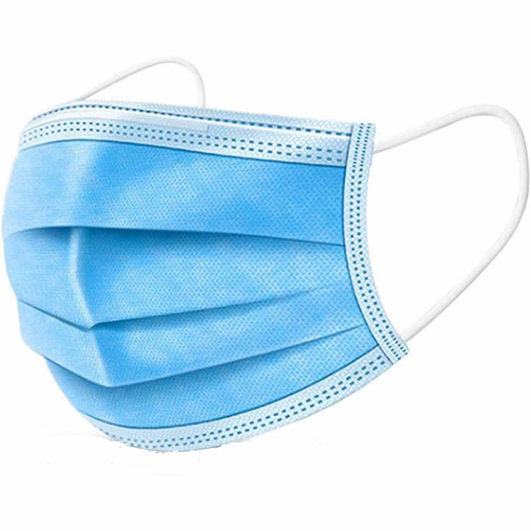 Face Masks (Blue) 50 Pcs/Box 4 ply